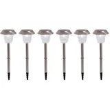 NÄVE LED Gartenleuchte 39 cm 6er Set