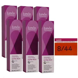 Londa Professional Permanent Color Creme 8/44 hellblond kupfer-intensiv 60 ml