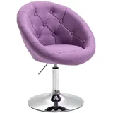 Svita Cocktailsessel Havanna Polyester 33 x 88 x 58 cm Lila drehbar, höhenverstellbar