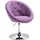 Svita Cocktailsessel Havanna Polyester 33 x 88 x 58 cm Lila drehbar, höhenverstellbar