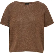 s.Oliver Strickpullover im Relaxed Fit mit U-Boot-Ausschnitt Braun L