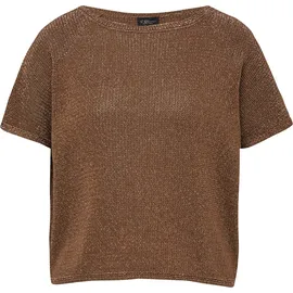 s.Oliver Strickpullover im Relaxed Fit mit U-Boot-Ausschnitt Braun L