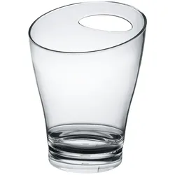 TABLE PASSION Transparenter Sektkühler 25 cm Rund Kunststoff