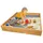 nyvi Holzsandkasten Torino 90x90 cm mit Innenfolie braun
