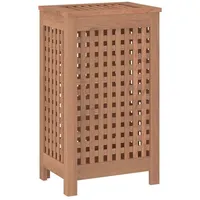 vidaXL Wäschebehälter 35x25x60 cm Massivholz Teak