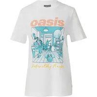 QS Unisex Oasis® Band-Shirt | weiß - M