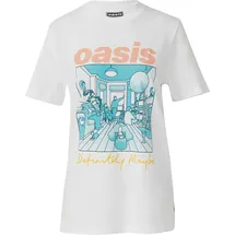 QS Unisex Oasis® Band-Shirt | weiß - M