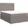 vidaXL Boxspringbett 140 x 200 cm Taupe