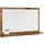 vidaXL Badspiegel mit Ablage Altholz-Optik 60x11x37 cm Holzwerkstoff