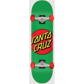 Santa Cruz Classic Dot Mid 7.8" Skateboard green, - gruen