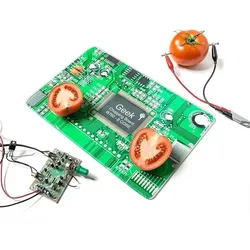 Gadget Master Motherboard Schneidebrett, Glas, hygienisch und rutschfest, Geschenk für Technikfans