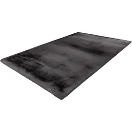 Kayoom Teppich KAYOOM "Subb 925", grau (graphit), B:200cm H:48mm L:290cm, Polyester, Teppiche, Teppich, Hochflor, Kanninchen Fell Haptik, alle Räume, leichter Glanz