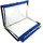BazookaGoal Fußballtor Blau 120 cm