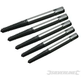 Silverline DA70 Schraubenausdreher, 5-tlg. Satz 3–18 mm