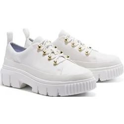 Sneaker TIMBERLAND "Greyfield LACE UP SHOE", Gr. 39, weiß, Textil, sportlich, Schuhe