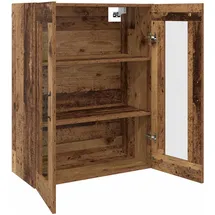 vidaXL Wandmontierte Schränke 2 pcs Altholz 69,5 x 34 x 90 cm