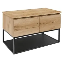 Badezimmerschrank mit Abdeckung SAT B-Way Eiche matt BWAY120OAKDESK