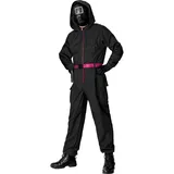 Bandai Squid Game Maskierter Offizier Kostüm - Fasching Halloween (XL)