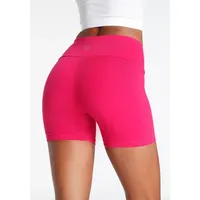 LASCANA Shorts mit breitem Bündchen und Logodruck, Gr. 48/50,