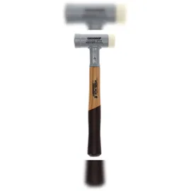 Gedore KOMBI-PLUS R Hammer, mit Holzgriff, Schon-/Schlosserhammer, Ø 35 mm, rückschlagfrei, Hickorystiel, 247 H-35