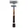 Gedore KOMBI-PLUS R Hammer, mit Holzgriff, Schon-/Schlosserhammer, Ø 35 mm, rückschlagfrei, Hickorystiel, 247 H-35