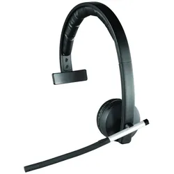 Logitech Wireless Headset Mono H820e, komfortables, stylishes und intuitives Headset, DECT-Verbindung, Ladestation