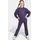 adidas LOOSE CREW FLARED KIDS LEGGINGS SET Trainingsanzug Lila 122