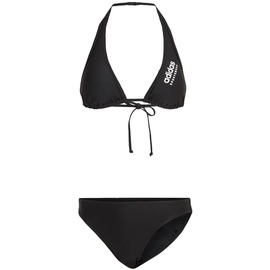 adidas Women's Halterneck Bikini Badeanzug, Black, XS