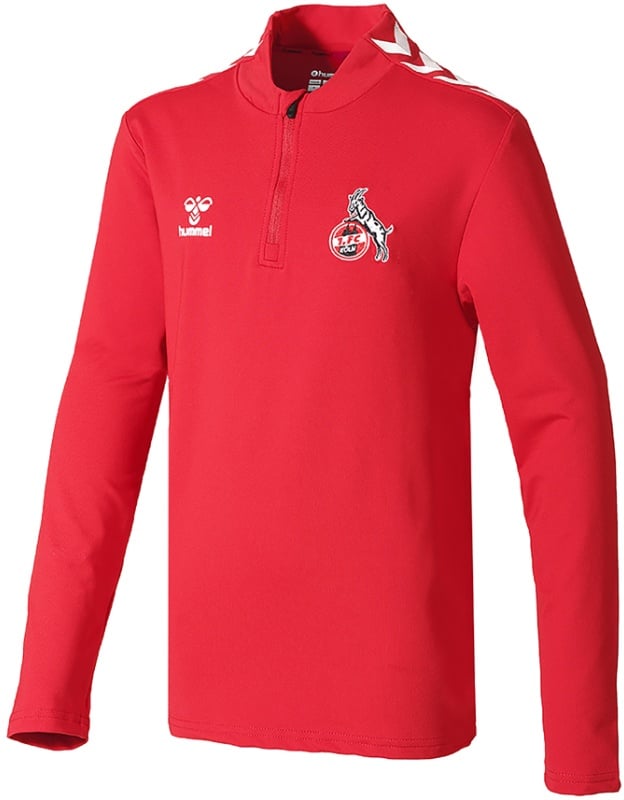 hummel 1. FC Köln 1/2-Zip Trainings-Top 22/23 Kinder true red 128