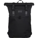Doughnut Christopher Rolltop Rucksack Schwarz