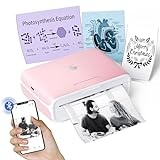 Phomemo M04S 110mm Mini Handy Thermodrucker – Taschendrucker Thermodrucker Bluetooth Drucker, 53/80/110 mm Druckbreite, 300DPI, kompatibel mit iOS & Android, für Dokumente,Notizen, Etiketten,Aufkleber