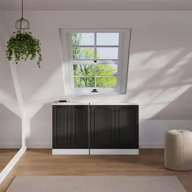 Vicco Rion 140 x 83,8 x 46 cm Anthrazit/Weiß