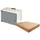 Link Schrank 19 Zoll Holz 370 x 540 x 300 mm grau zerlegbar