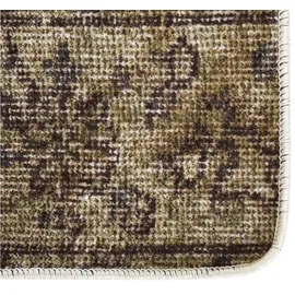 vidaXL Teppich Waschbar Patchwork 80x150 cm Mehrfarbig Rutschfest