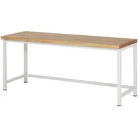 Stier Höhenverstellbare Werkbank Premium BxTxH 2000x700x840-1040mm RAL 7035