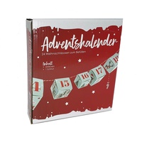 Adventskette DIY mit 24 Boxen + 4m Schnur - Adventskalender zum selber befüllen