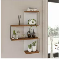 woody fashion Wandregal 96 x 19 x 64 cm Weiß