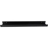 Queence Wandregal Bilderleiste 2-teilig 70 x 5 x 9 cm Schwarz