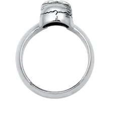 KUZZOI Ring Totenkopf 925Er