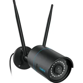 Reolink WLAN IP Kamera, Überwachungskamera 5MP HD mit Audio für Aussen, 2,4/5GHz WiFi, Smarte Bewegungserkennung, Fernzugriff, RLC-510WA Schwarz