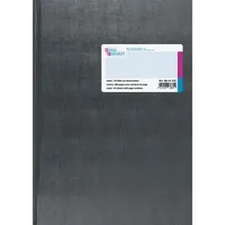 Geschäftsbuch, A5, anthrazit, 144 Blatt, 8615223, karriert