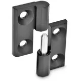 ganter norm 337-ZD-50-50-A-1-SW Scharniere, aushängbar, Zink-Druckguss