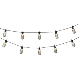 Lumineo LED Lichterkette 10 m Schwarz
