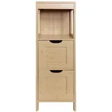Hti-Living Badezimmerschrank Carol 30 x 89 x 30 cm Braun