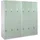 Mendler Schließfach Boston T829, Schließfachschrank Wertfachschrank Spind, Metall 12 Fächer ~ grün