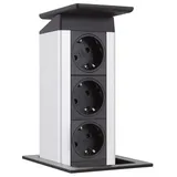 schulte elektro-technik EVOline Port Push , Edelstahloptik
