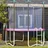 sportnow Trampolin Randabdeckung Ø244 cm breit, Reißfest UV-resistent Federabdeckung, Wasserdicht, Trampolinzubehör Randschutz Sicherheitsnetz Ersatzteile für Gartentrampoline, Rosa Aosom