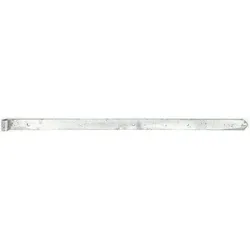 Ladenband, gerade, Abschluss abgerundet, feuerverz., LxB1000x45 mm, Rolle Ø16 mm
