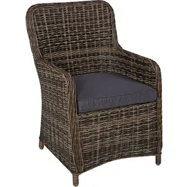 Garden Pleasure Gartensessel BORDEAUX 2 St. 55 x 70 x 106 cm braun