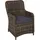 Garden Pleasure Gartensessel BORDEAUX 2 St. 55 x 70 x 106 cm braun